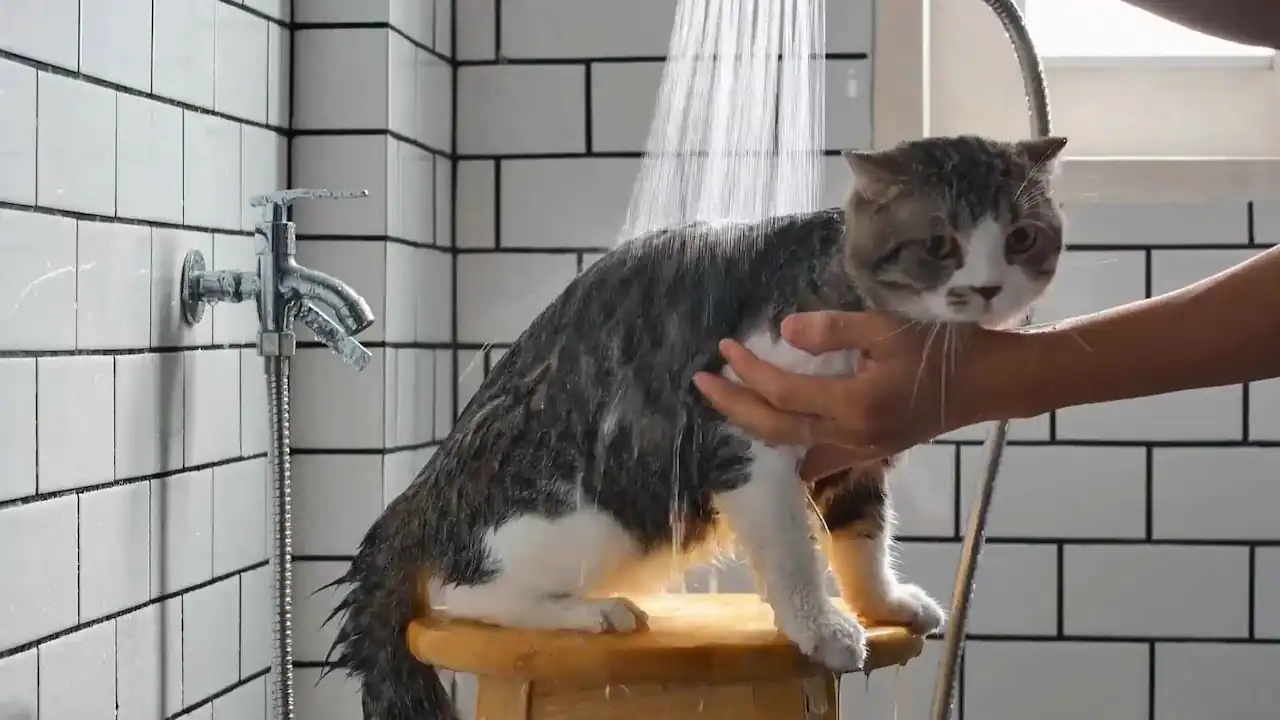 Preparar un baño para gatos de forma no dañina